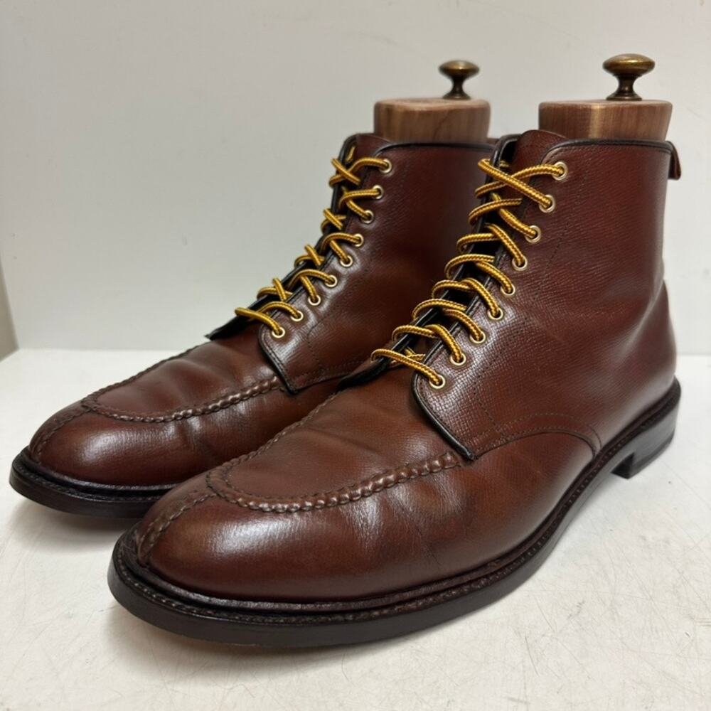 FULLY RESOLED Alden 40292C Brown Alpine Grain NST Tanker Boot Made in USA 11.5 D